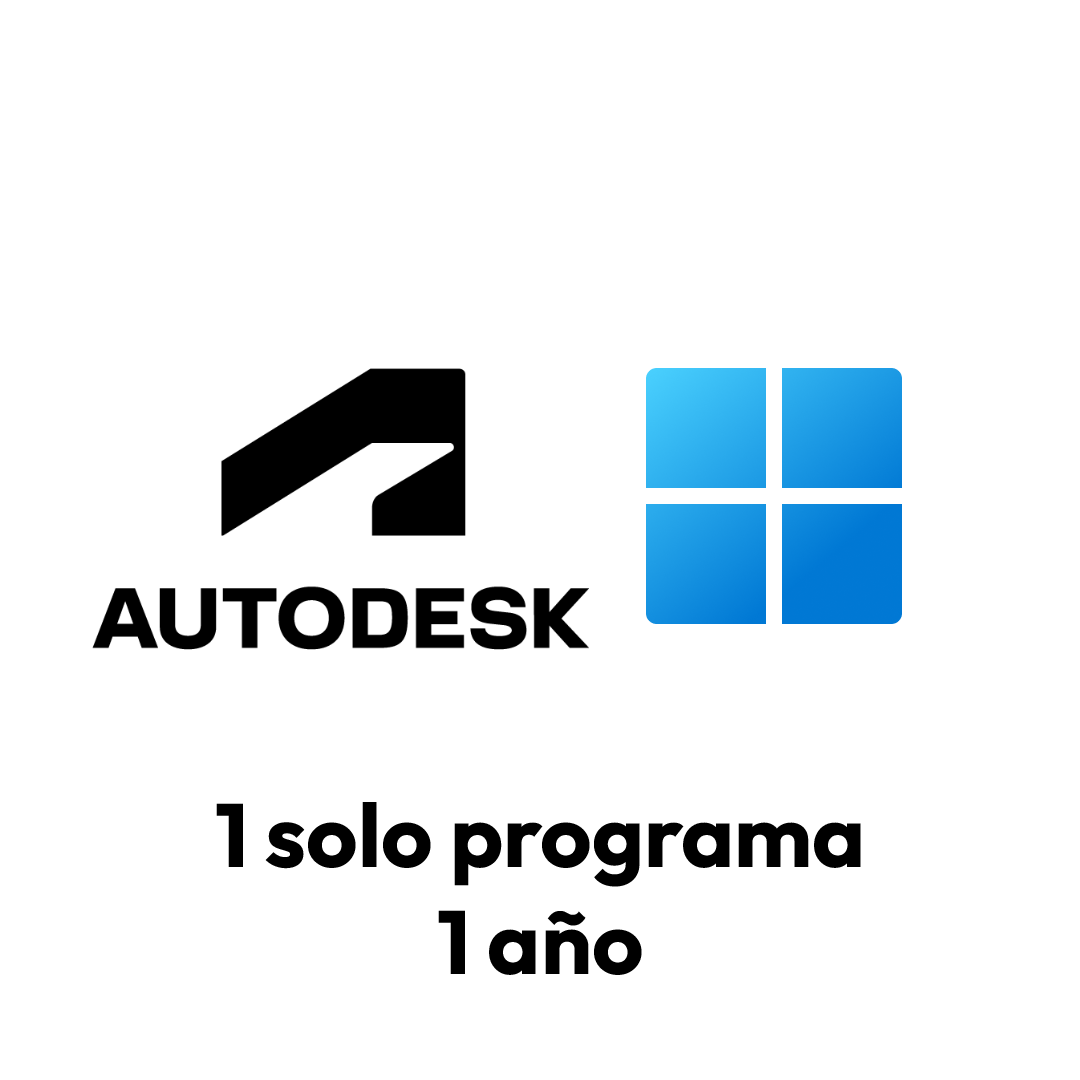 Autodesk 1 solo programa /1 año (Windows).