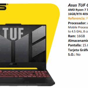 ASUS TUF GAMING A15 RYZEN 7