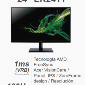 MONITOR ACER 24" EK241Y