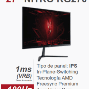 MONITOR ACER NITRO 27" KG270