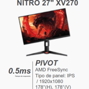 MONITOR ACER NITRO 27" XV270