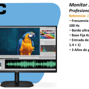 MONITOR AOC LED 21.5" PROFESIONAL