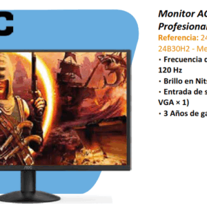 MONITOR AOC LED 23.8" PROFESIONAL