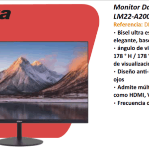 MONITOR DAHUA 22" FULL HD LM-A200Y / Hz