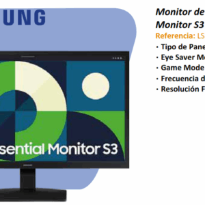 MONITOR SAMSUNG 22" ESSENTIAL / S3 S31GD